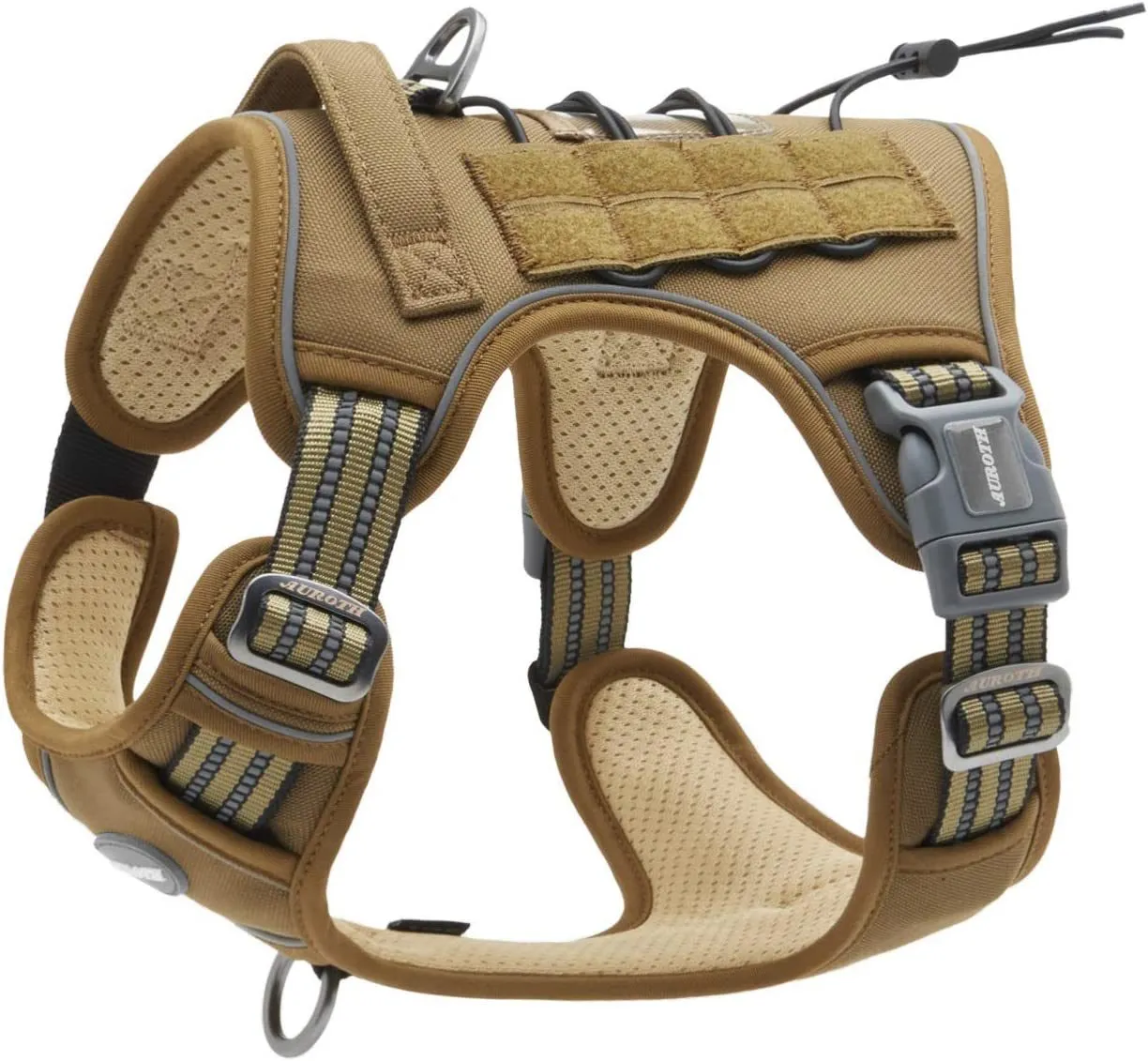 Tactical Dog Harness for Small Medium Dogs No Pull Adjustable Pet Harness Reflective K9 Working Training Easy Control Pet Vest Military Service Dog Harnesses