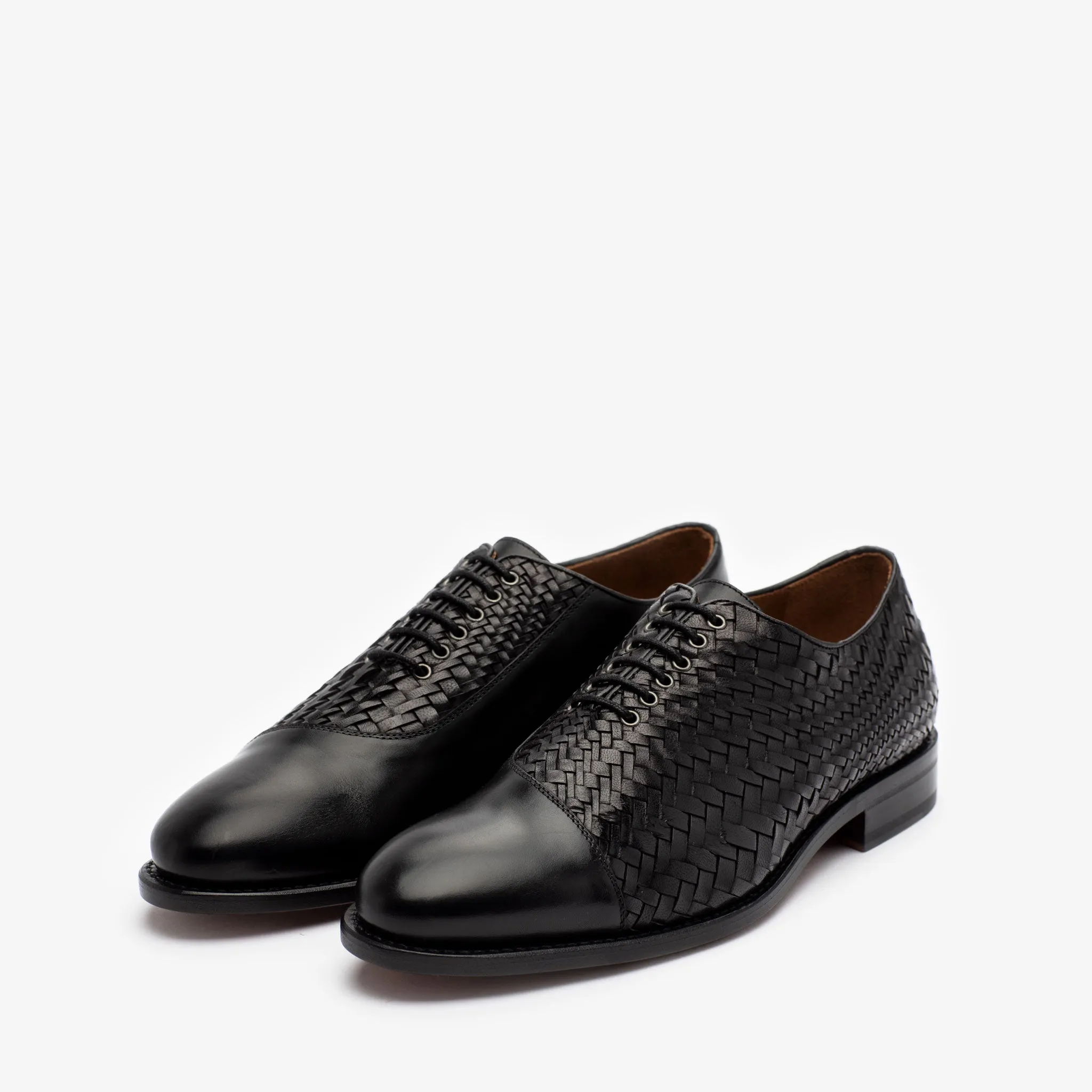 The Paris Shoe in Black Woven  (Last Chance, Final Sale)