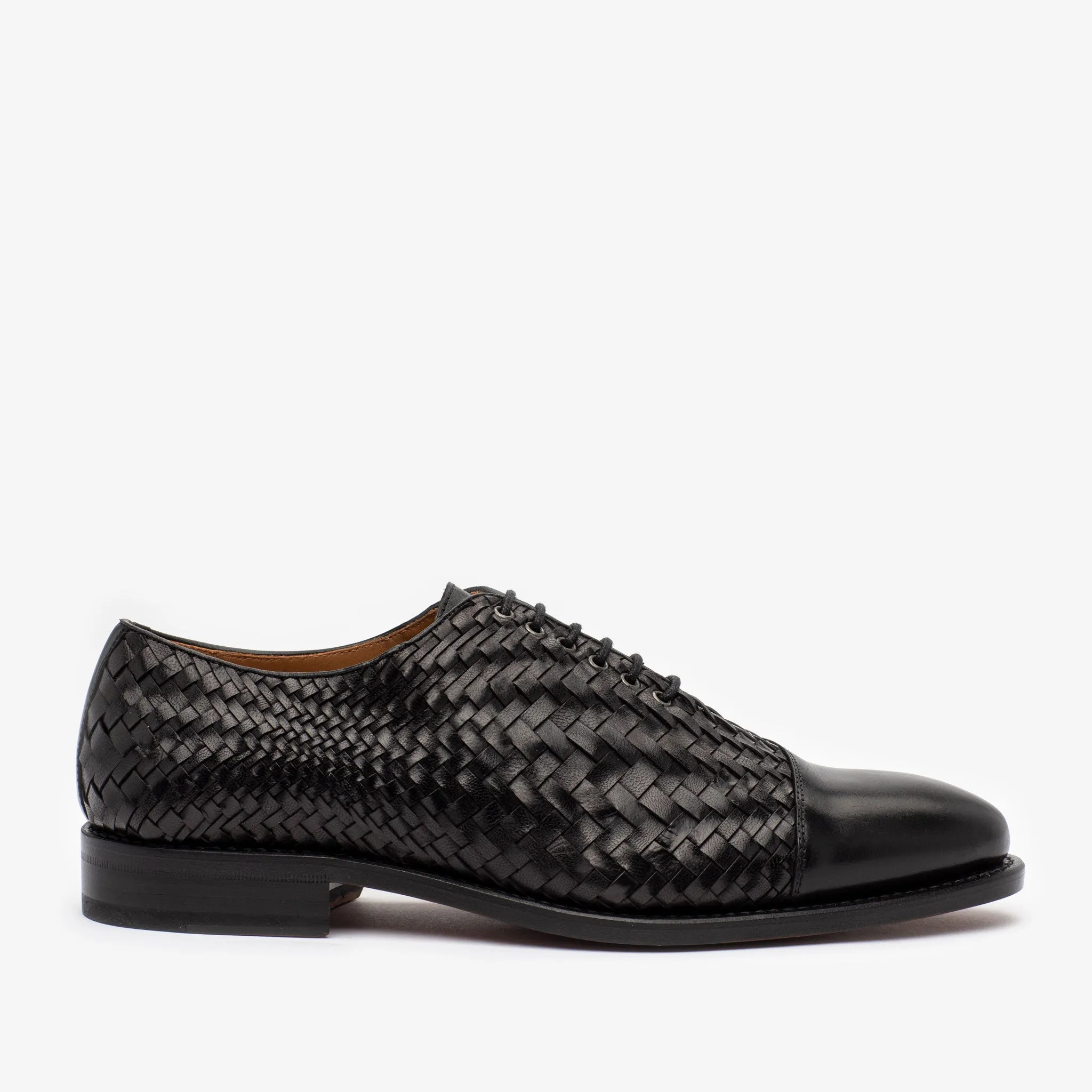 The Paris Shoe in Black Woven  (Last Chance, Final Sale)