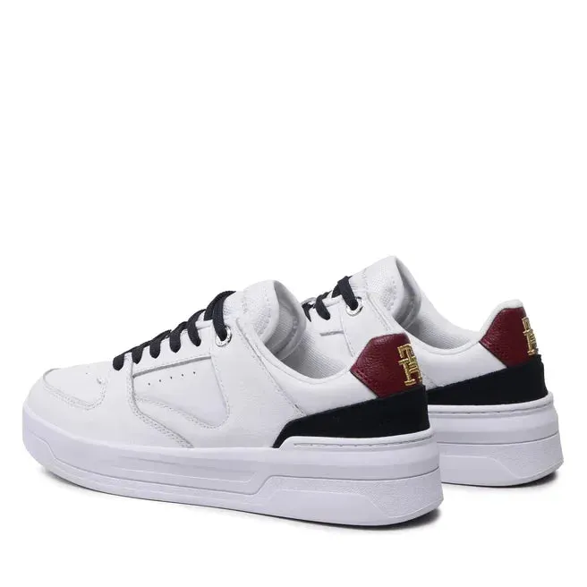 Tommy Hilfiger Leather Basket Sneaker Women FW0FW06951-WHT