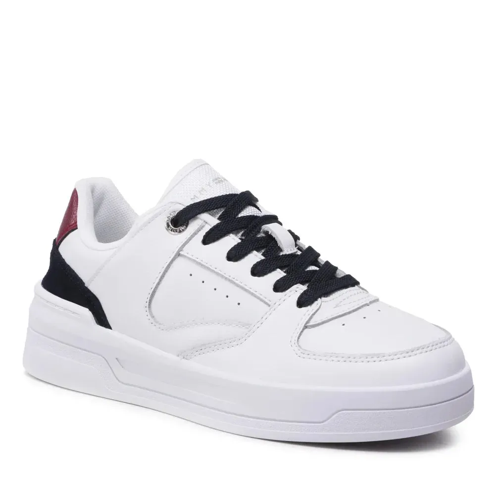 Tommy Hilfiger Leather Basket Sneaker Women FW0FW06951-WHT