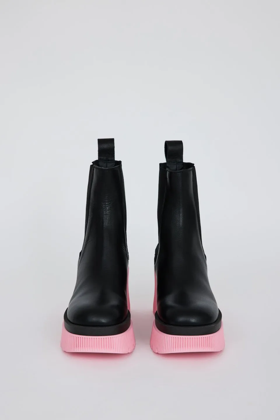 Vitello Black Rose Ankle Boots