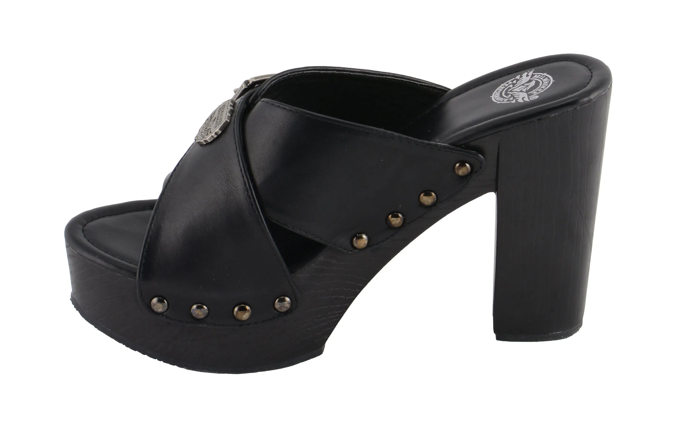 Women Cross Strap Open Toe Clog