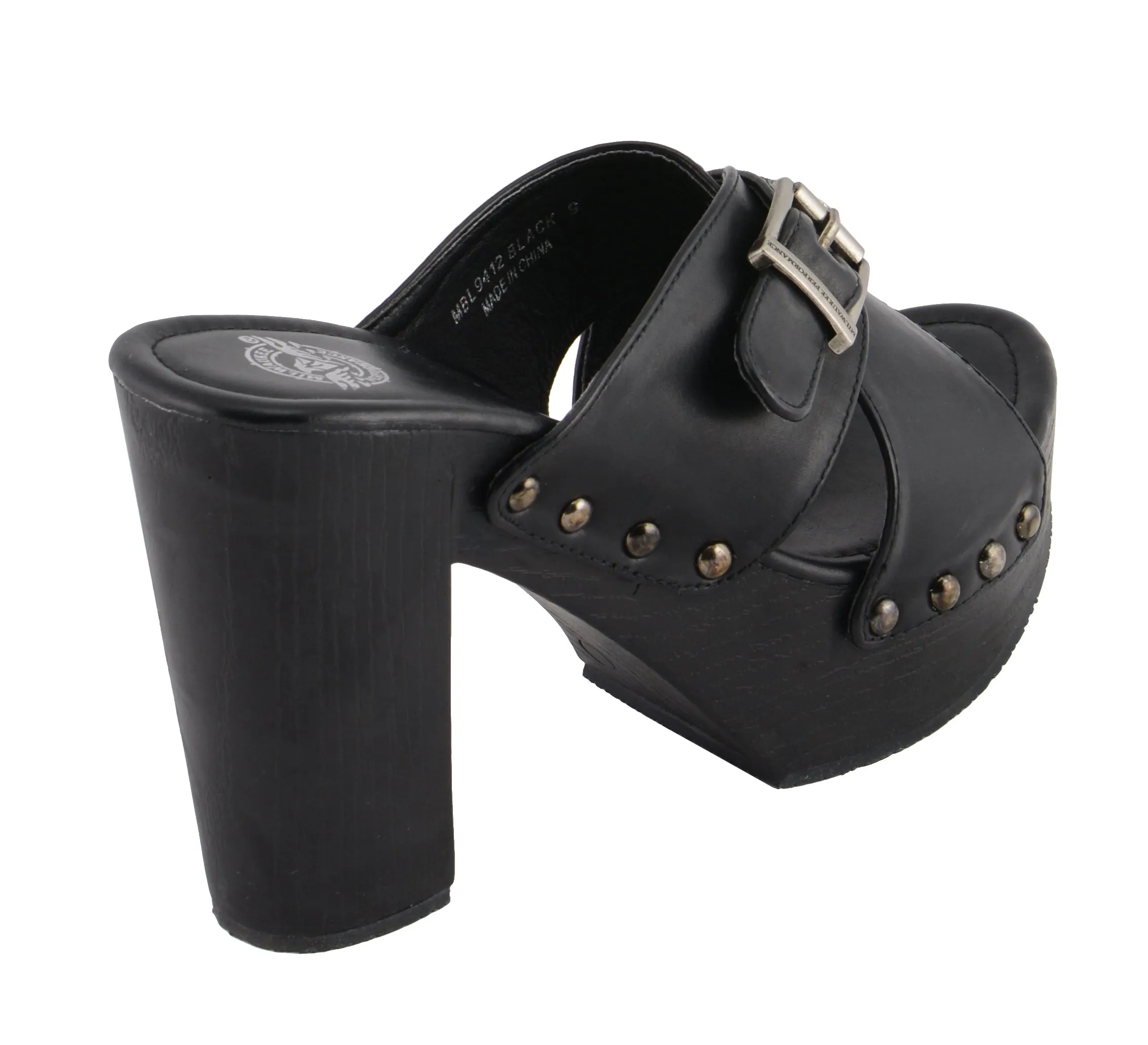 Women Cross Strap Open Toe Clog