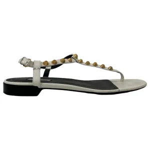 Women's Arena Studded Sandals White Size EU 40.5 / 7.5