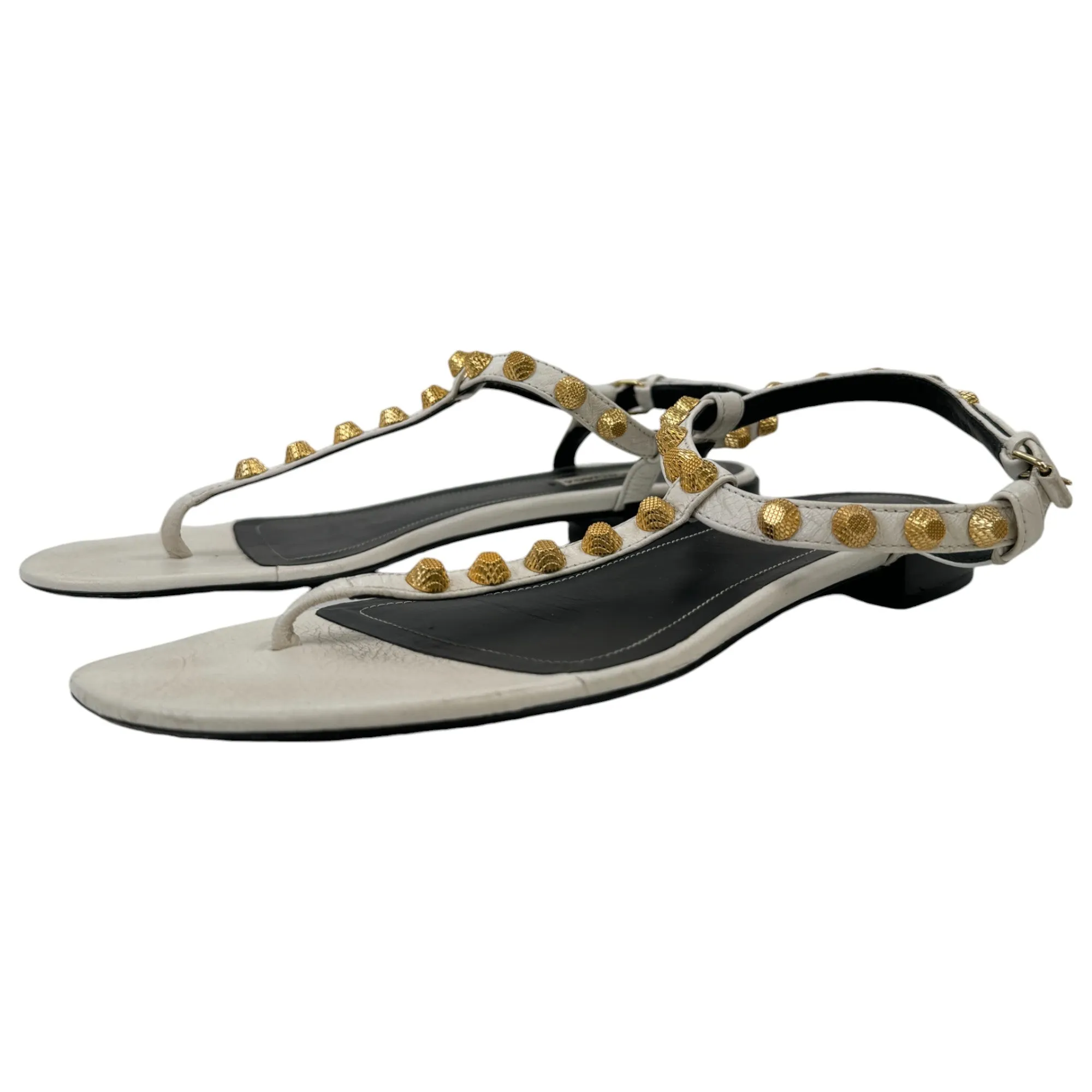 Women's Arena Studded Sandals White Size EU 40.5 / 7.5