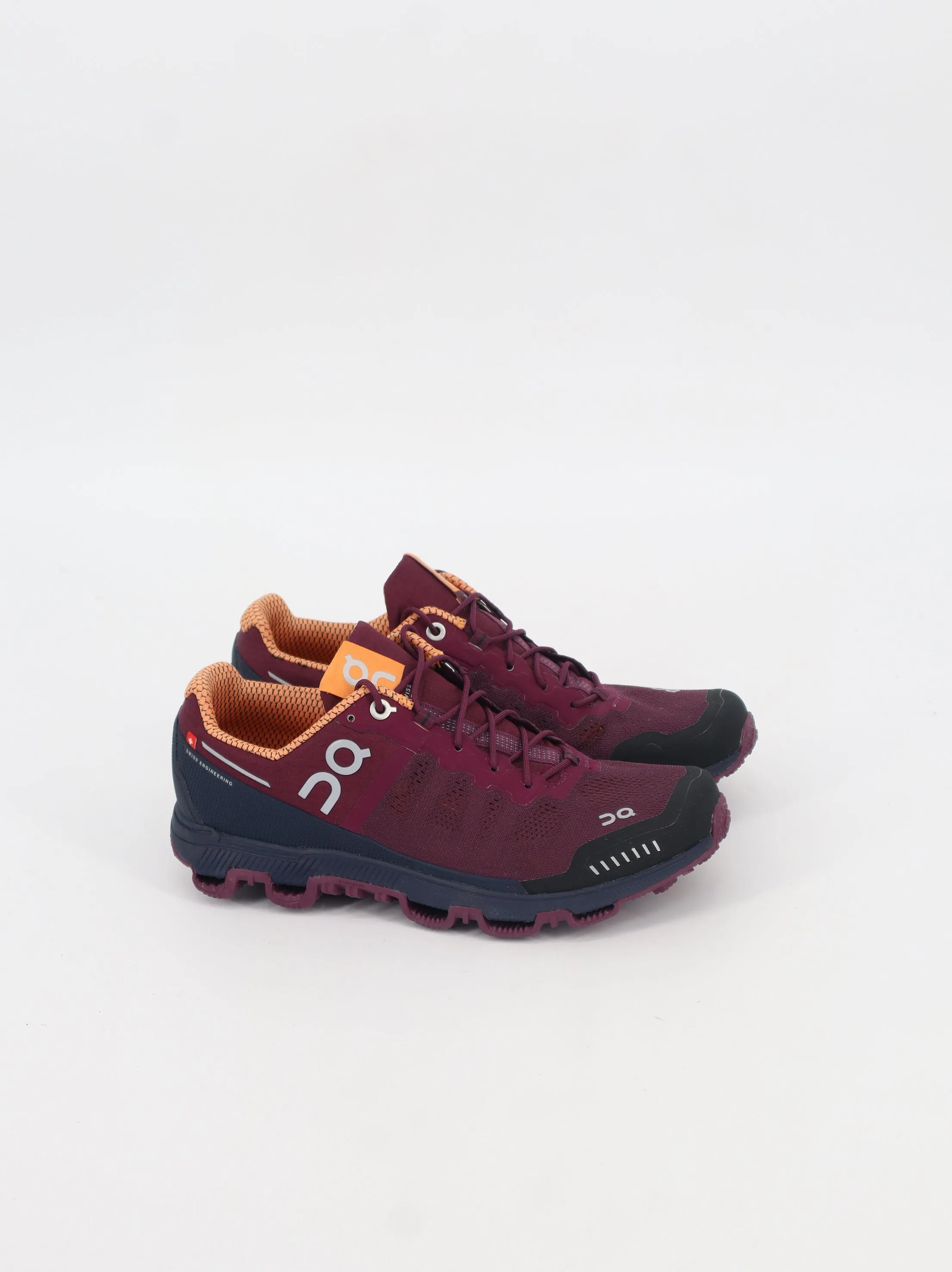 Women's Brand Logo Printed Running Shoes,Burgundy