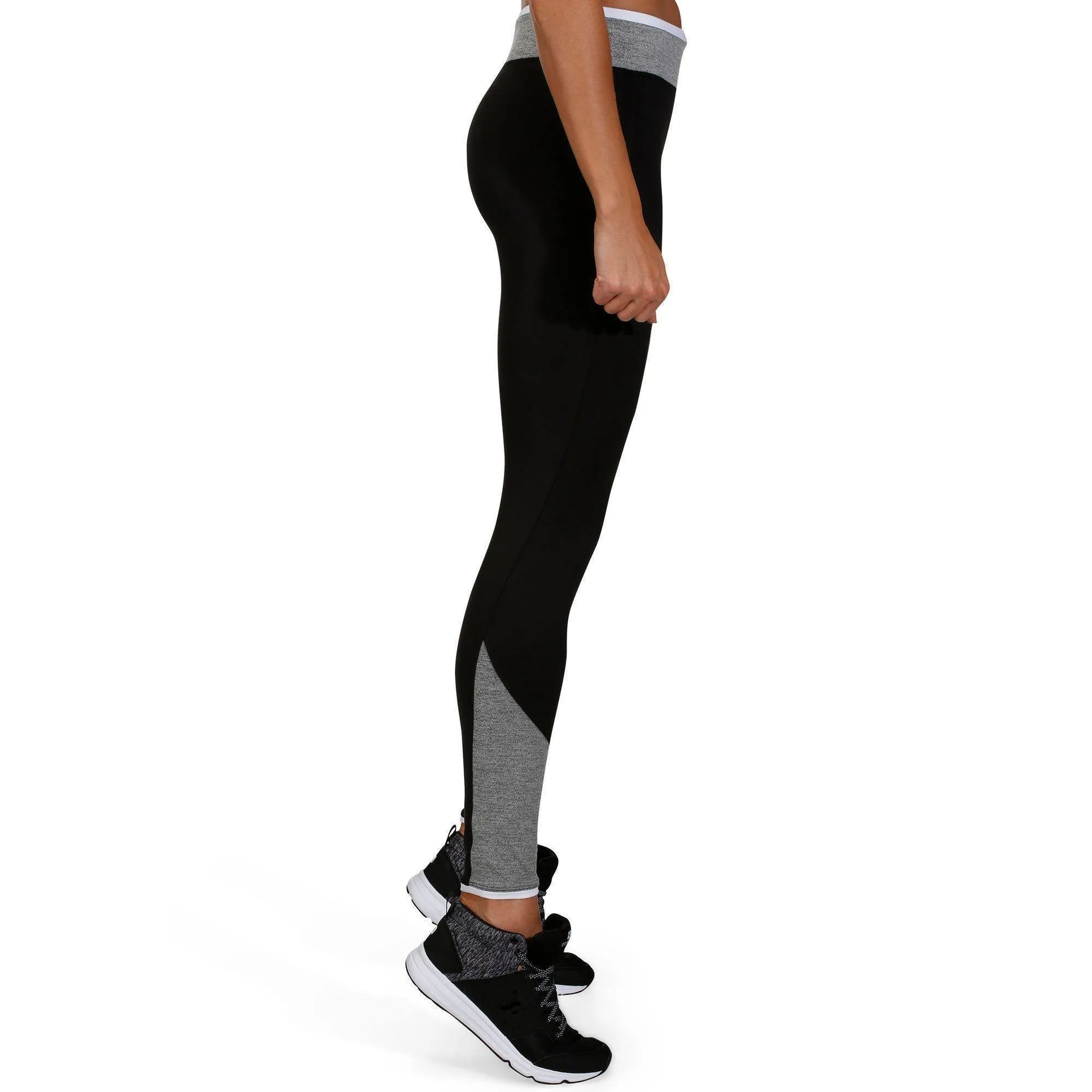 Women's Fitness Leggings with Contrasting Waistband Energy