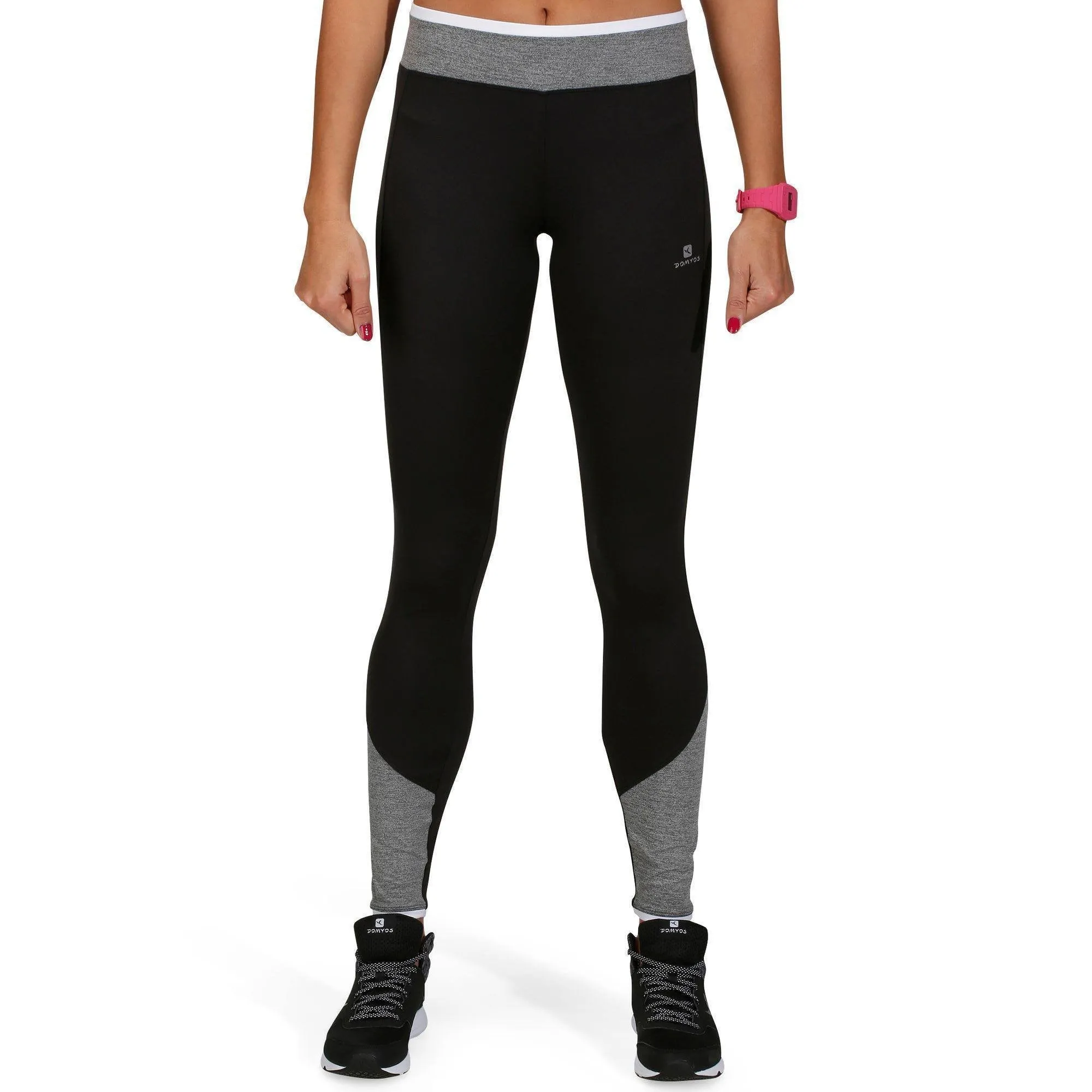 Women's Fitness Leggings with Contrasting Waistband Energy