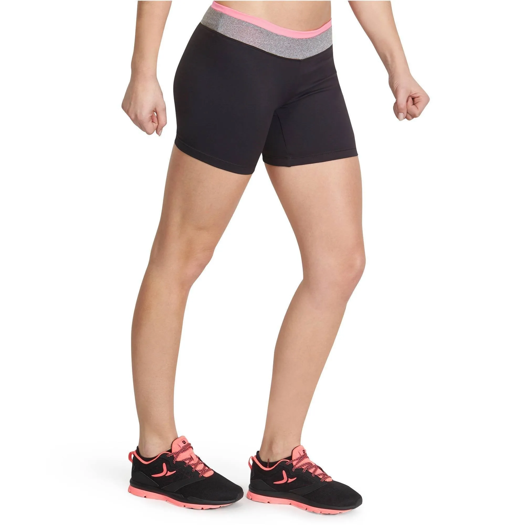 Women's Fitness Shorts with contrast waistband Energy Tight Cardio