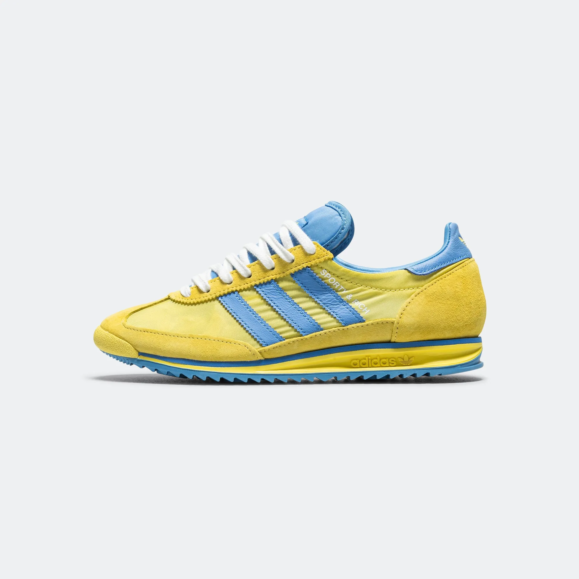 Womens SL72 x Sporty & Rich - Light Yellow/Real Blue-Footwear White