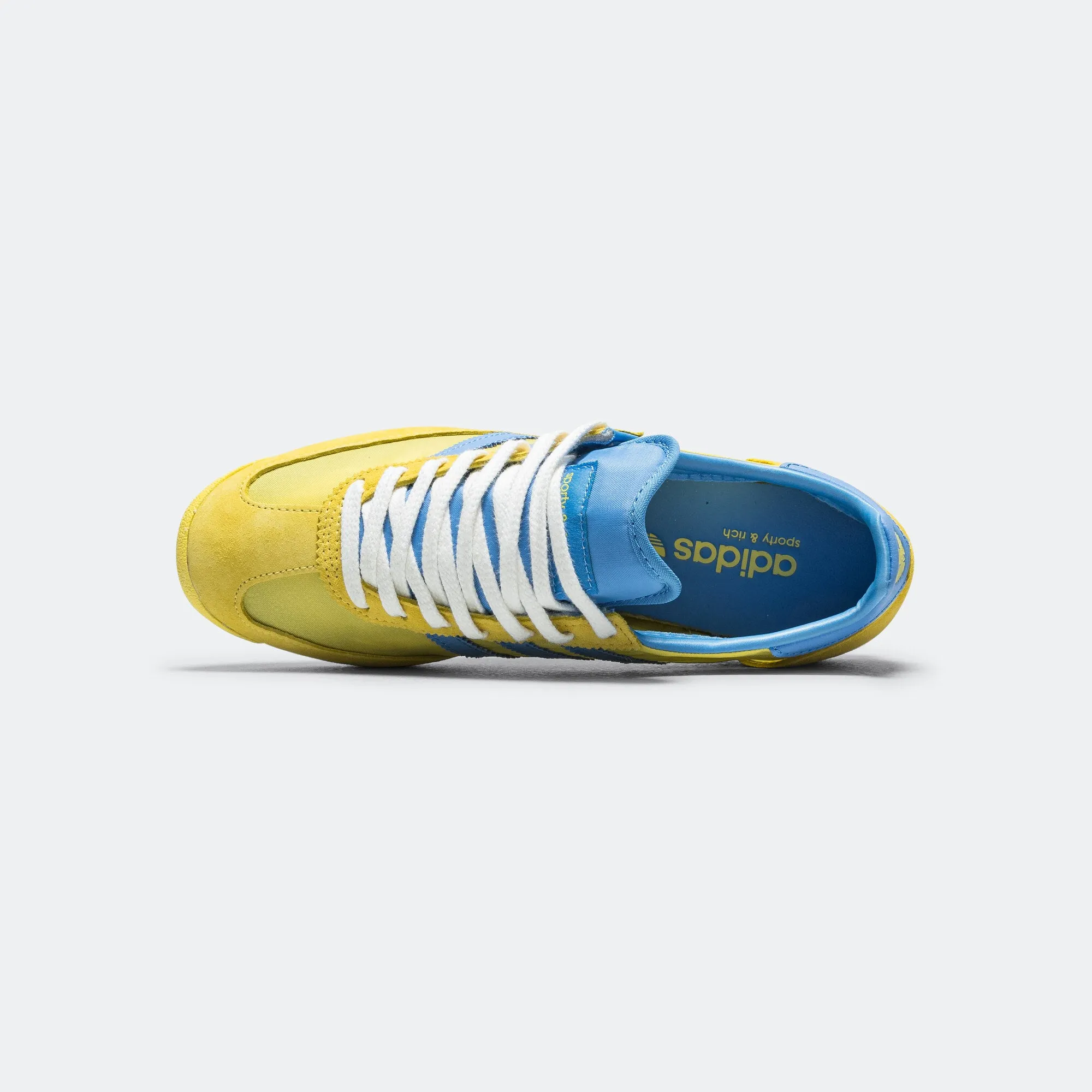 Womens SL72 x Sporty & Rich - Light Yellow/Real Blue-Footwear White