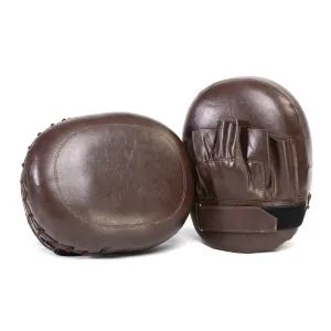 X Fitness XF8001 Striking Air-Punch Focus Mitts for Boxing, MMA, Kickboxing, Muay Thai (Pair)-BROWN