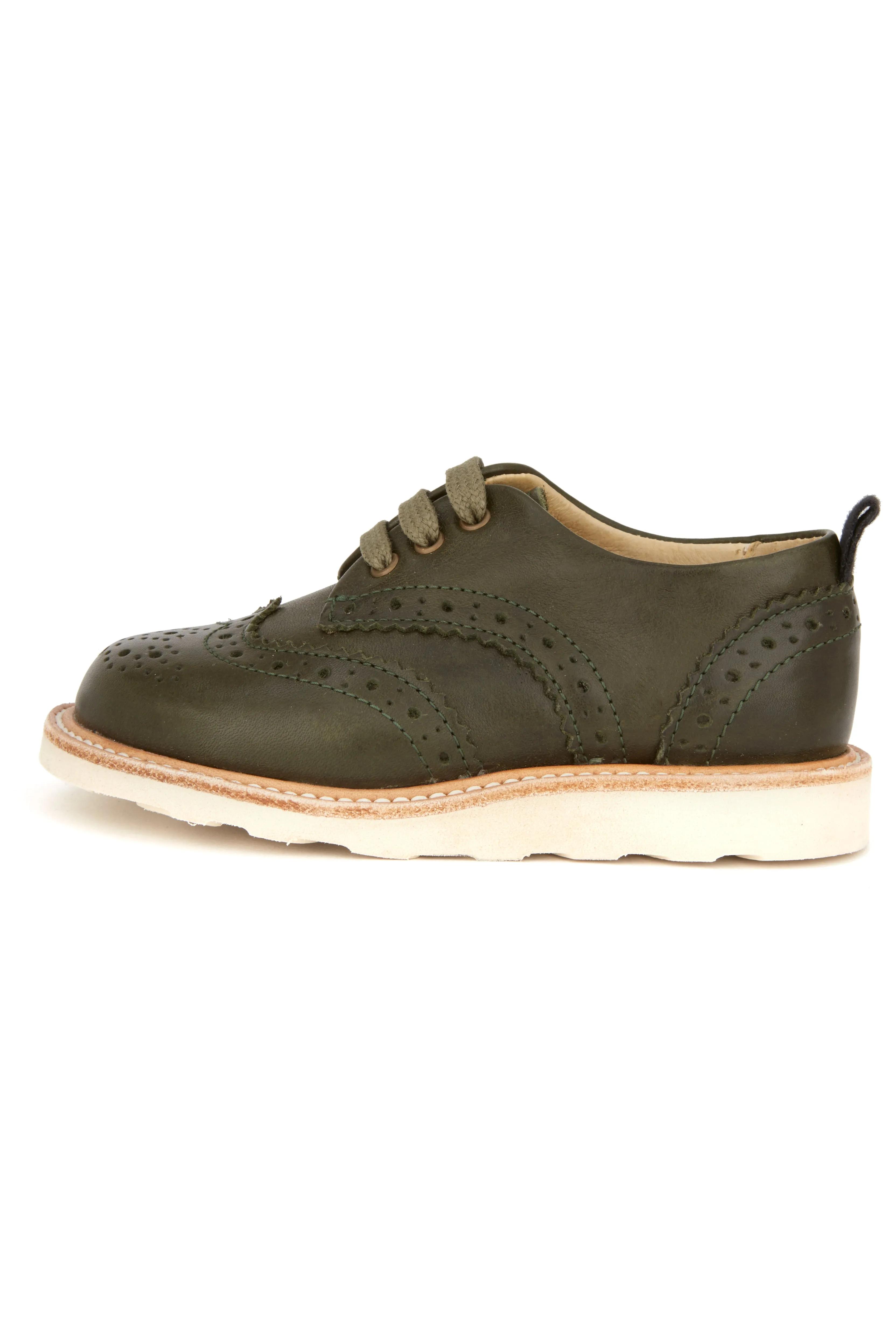 Young Soles Brando Brogue Hunter Green